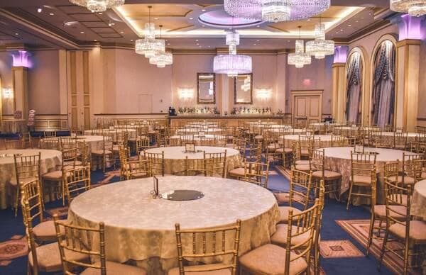 Wedding planner organizing event
