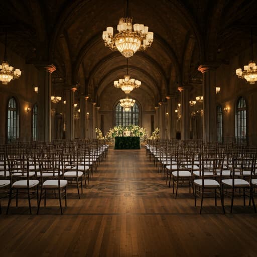 Beautiful wedding venue hall